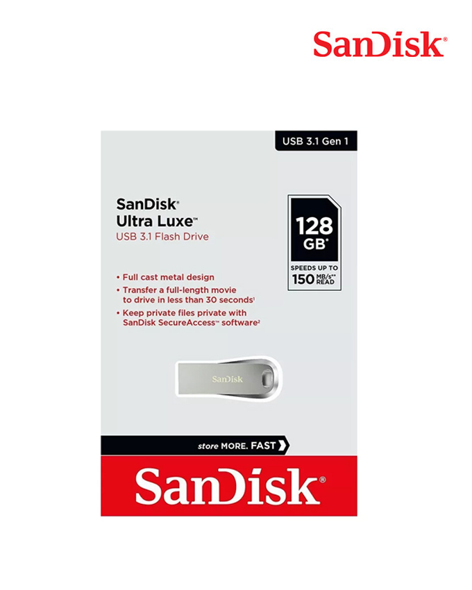 SanDisk Ultra Luxe Flash Drive 128GB