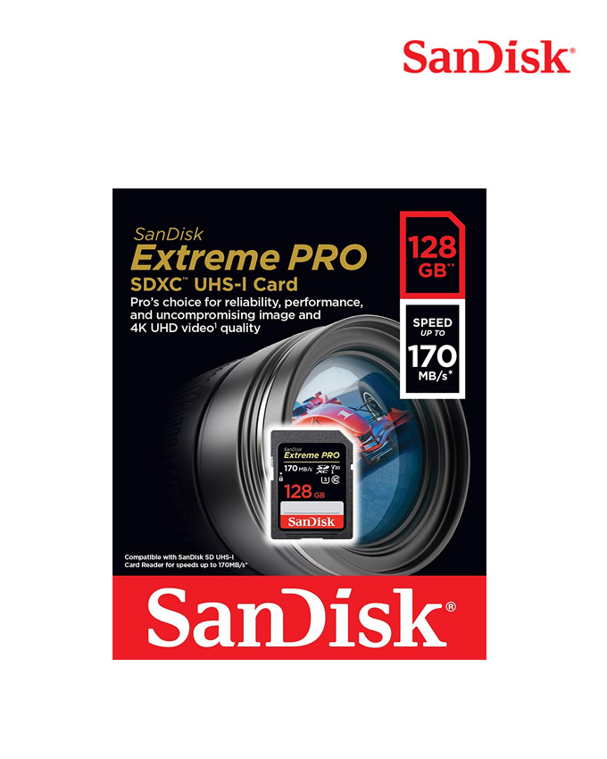SanDisk 128GB Extreme PRO SDXC